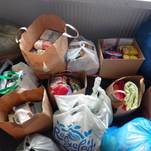 Finał zbiórki darów dla ludności pozostającej na terenie walczącej Ukrainy