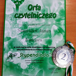 Dyplom Laureata z medalem - II miejsce - Stanisław Janas