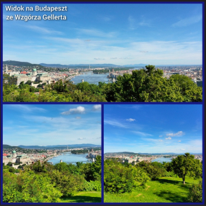 Widok na Budapeszt ze Wzgórza Gellerta