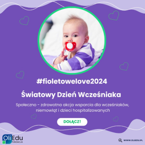 #fioletowelove2024 - plakat