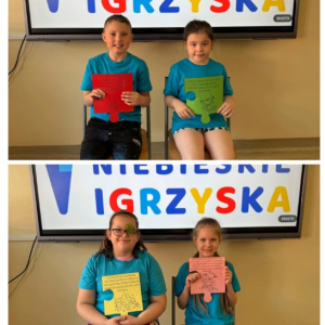 #Niebieskie Igrzyska - Dzieci z klasy drugiej podczas zajęć o tolerancji