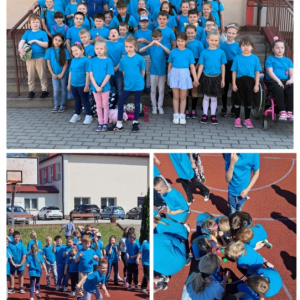 #Niebieskie Igrzyska - Finał akcji w SP25 - kolaż zdjęć