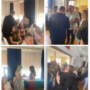 Zakończenie roku szkolnego 2024-2025 - kolaż zdjęć