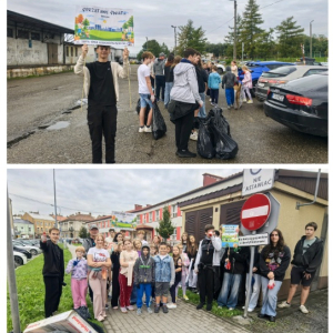 Akcja Sprzątanie Świata - kolaż zdjęć