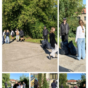 Akcja Sprzątanie Świata - kolaż zdjęć