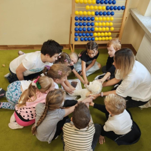 Pierwsze zajęcia z Czytusiem w klasie 2a