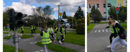 Odblaskowa Szkoła - „BIEG WEDŁUG ZNAKÓW DROGOWYCH”