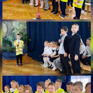 Ślubowanie klas pierwszych SP 25 - kolaż zdjęć