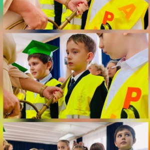 Ślubowanie klas pierwszych SP 25 - kolaż zdjęć