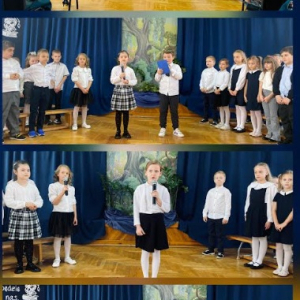 Ślubowanie klas pierwszych SP 25 - kolaż zdjęć