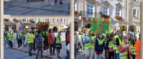 "Odblaskowy Marsz" w ramach akacji "Odblaskowa Szkoła 2025".