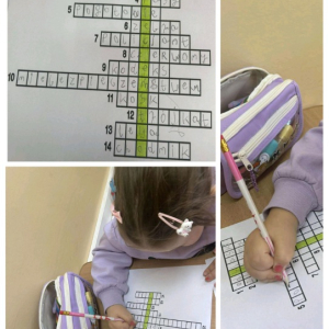 Odblaskowa rewalidacja w klasie 2 SP - kolaż zdjęć