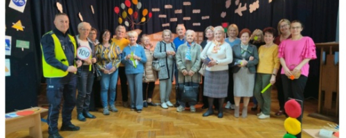 „Spotkanie przy herbatce - bezpieczni na drodze” dla Seniorów