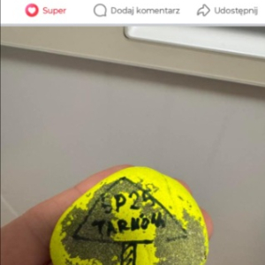 Odblaskowy kamyczek naleziony przy Przedszkolu nr 15 w Tarnowie znalazł "opiekuna"