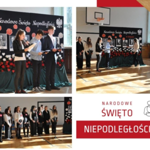 Akademia z okazji 11 Listopada - Narodowego Święta Niepodległości - kolaż zdjęć