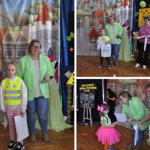 Podsumowanie Odblaskowej Szkoły - Edycja 2025 - kolaż zdjęć