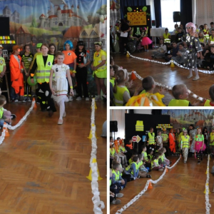 Podsumowanie Odblaskowej Szkoły - Edycja 2025 - kolaż zdjęć