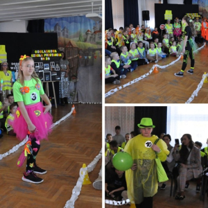 Podsumowanie Odblaskowej Szkoły - Edycja 2025 - kolaż zdjęć