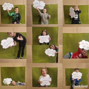 Komiks klasy 2a - kolaż zdjęć