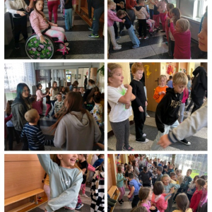 Taneczna przerwa - kolaż zdjęć