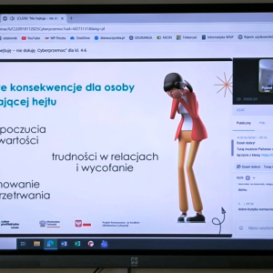 Cyberlekcja w klasie 5