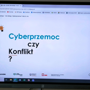 Cyberlekcja w klasie 5