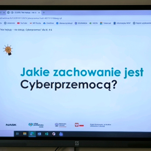 Cyberlekcja w klasie 5