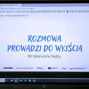 Cyberlekcja w klasie 5