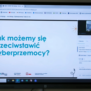 Cyberlekcja w klasie 5