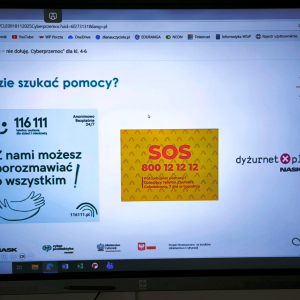 Cyberlekcja w klasie 5