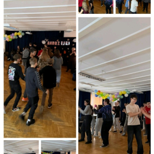 Andrzejki szkolne 2025 - kolaż zdjęć