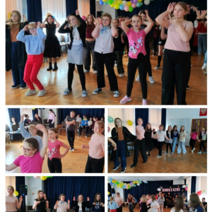 Andrzejki szkolne 2025 - kolaż zdjęć