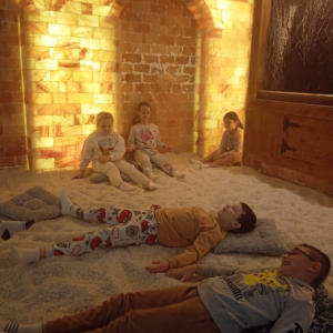 Klasa 1a w grocie solnej