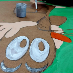 Dzieci malują Krecika