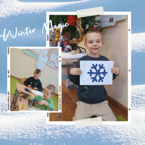 Zimowy czas na świetlicy szkolnej