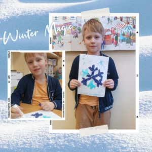 Zimowy czas na świetlicy szkolnej