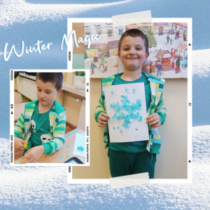 Zimowy czas na świetlicy szkolnej