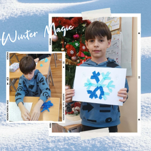 Zimowy czas na świetlicy szkolnej