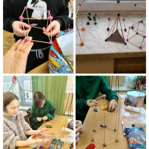 Zajęcia kreatywne w klasie 6 - kolaż zdjęć