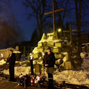 163 rocznica wybuchu powstania styczniowego - uroczystości na Starym Cmentarzu w Tarnowie