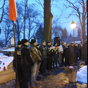 163 rocznica wybuchu powstania styczniowego - uroczystości na Starym Cmentarzu w Tarnowie