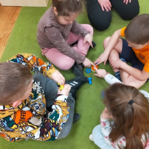 Zabawy ruchowe podczas Aktywnego Czwartku - 19 lutego