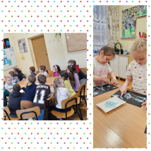 Zajęcia podczas Aktywnego Czwartku 26 lutego - kolaż zdjęć