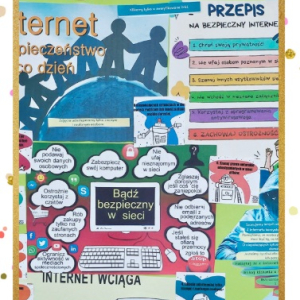 Dzień Bezpiecznego Internetu 2026 w naszej szkole - plakat