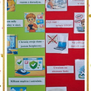 Dzień Bezpiecznego Internetu 2026 w naszej szkole - plakat