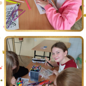 Dzień Bezpiecznego Internetu 2026 w naszej szkole - kolaż zdjęć