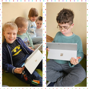 dzieci podczas zajęć dotyczących złości i radzenia sobie z nią