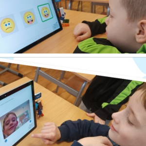 dzieci podczas zajęć "Współpraca w grupie"