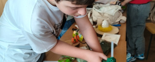 Cegiełka klasy szóstej na rzecz kiermaszu wielkanocnego