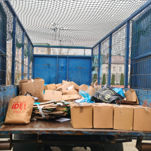 Zbiórka makulatury - zebrane surowce wtórne